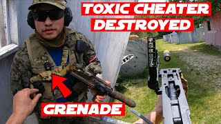 Airsoft quotGrenade Launcher Onlyquot Gameplay EXPLOSIVE ROUNDS [upl. by Delmer]