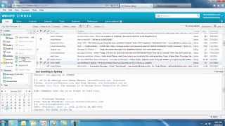 Zimbra 8 End User Demo [upl. by Avat]