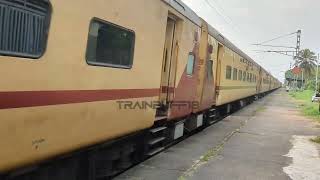 Tvc Ltt Netravati express meets MaqMas Chennai mail railway train trainvideo indianrailways [upl. by Pettit]