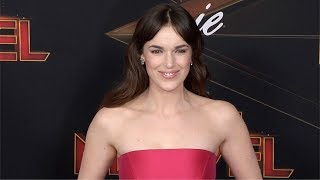 Elizabeth Henstridge quotCaptain Marvelquot World Premiere Red Carpet [upl. by Atel]