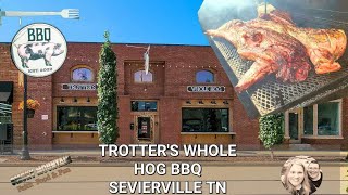 Trotters Whole Hog BBQ Downtown Sevierville Tennessee  Pork Rinds to Pulled Pork  CLOSED DOWN [upl. by Htebharas]