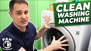 HOW TO CLEAN YOUR WASHING MACHINE Quick amp Easy [upl. by Kenney794]