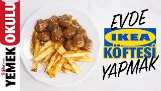 İkea Köftesi Challenge Meydan Okuması  İsveç Köfte ve Gravy Sos Tarifi [upl. by Artemahs926]