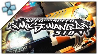 HD Need For Speed Most Wanted 510  Gameplay  Descarga PSP [upl. by Ardnauqal]