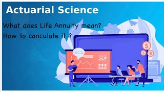 Derivation of annuity for life [upl. by Corotto233]