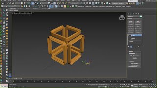 3DS Max  Easy Modeling  Parametric Infinity Cube Table [upl. by Nirehs171]