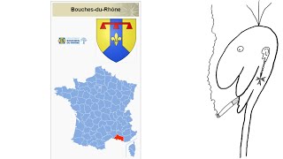 013 Les départements Français Bouche du Rhone [upl. by Knapp]