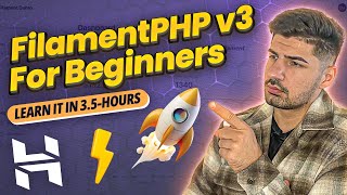 How to Become a PRO in FilamentPHP v3 in 4 hours  Complete FilamentPHP Tutorial for Beginners [upl. by Enilecram124]