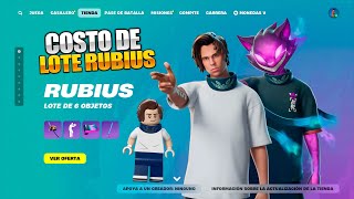 🌟EXCLUSIVO PAQUETE RUBIUS CUANTO CUESTA EL LOTE DE RUBIUS EN FORNITE [upl. by Aramat]