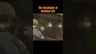 Mr X residentevil spooktober residentevil2remakeleon mrx spookyseason shortfeed ytshorts [upl. by Eillo]