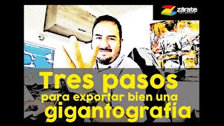 3 pasos para exportar bien un archivo para la impresión de una gigantografía [upl. by Haceber]