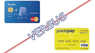 Differenze tra PAYPAL e POSTEPAY [upl. by Walton]