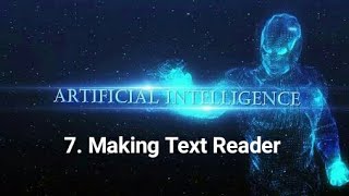 Making Text reader for the Ai [upl. by Bouldon]