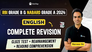 English Cloze Test Rearrangement amp ComprehensionEnglish Important Topics EduTap Revision Classes​ [upl. by Crowley670]