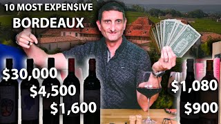 Top 10 Most Expensive Bordeaux Wines [upl. by Ronnoc]