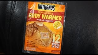 How to stay warm in cold weather  Adhesive body warmers [upl. by Eira]