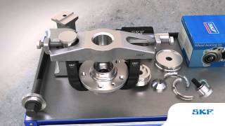 Tutorial  How to mount and dismount SKF wheel bearings using VKN 600 VKN 601 and VKN 6021 [upl. by Amlet]