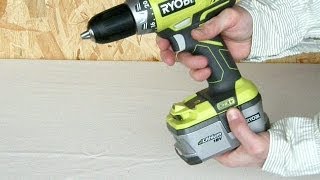 Ryobi ONE 18V  2 Speed Drill Driver RCD1802M  aku vrtačka šroubovák wwwryobieu [upl. by Dewees]