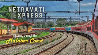 16346 Netravati Express train journey from Shoranur to Mangalore [upl. by Florine]