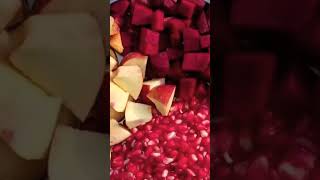 Applespomegranate Beetroot healthy shots efood viralvideo video shortvideo subscribe [upl. by Annyrb]