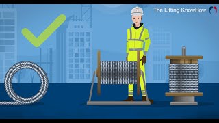 Lifting KnowHow – S02E01 Uncoiling and cutting steel wire rope ENG [upl. by Neelcaj]