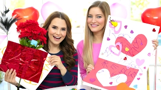 Valentines Card DIY Blindfold Challenge with Ro [upl. by Kathryne]