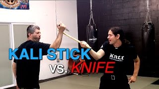 Kali Stick Fighting VS Knife  Filipino Martial Arts Escrima Arnis AWESOME [upl. by Alisa]