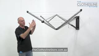 Installing a Rotary Washing Line  DIY [upl. by Alistair627]