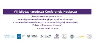 VIII Międzynarodowa Konferencja Naukowa  Dzień II [upl. by Ardnac]