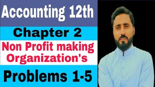 Accounting Icom part 2 Chapter 2 Problems 15 Non Profit making organizations [upl. by Nellak]