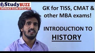 GK for TISS CMAT amp other MBA exams Introduction to History By Saurabh Kothari Sir [upl. by Alexia772]