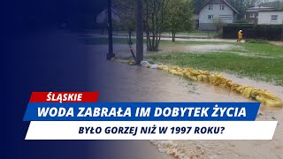 Powódź w Śląskiem Wielka woda zabrała im dobytek życia [upl. by Juanita]