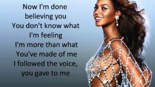 Beyonce  Listen Lyrics [upl. by Giana]