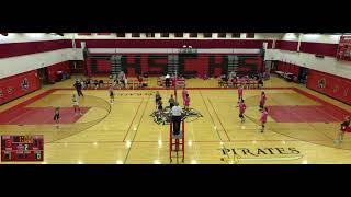 Cinnaminson vs Pennsauken High School Girls Varsity Volleyball [upl. by Atirb]