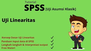 Tutorial Uji Linearitas Dengan SPSS [upl. by Retnyw26]