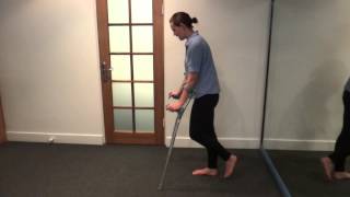 All Care Physio  How to use crutches  Non weightbearing [upl. by Rowney]