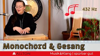 Monochord und Gesang mit Hilde Kappes [upl. by Damha]