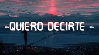 Abraham Mateo Ana Mena – Quiero Decirte Official Audio [upl. by Renate]