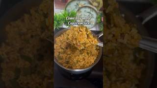 Capsicum Rice Recipe for your Lunch Box [upl. by Gonroff]