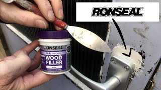 RONSEAL 34739 Ronseal MultiPurpose Wood Filler in White 250g  Review [upl. by Ayotna]