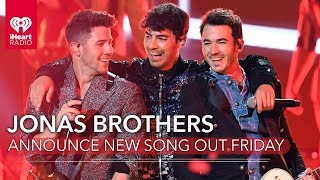 Jonas Brothers Announce New Song Out Friday  Fast Facts [upl. by Acimat]