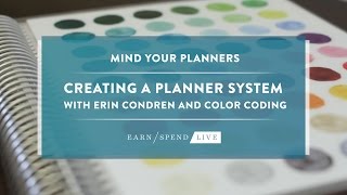 Creating a Planner System 101 ft Erin Condren Life Planner and Color Coding [upl. by Lyudmila623]