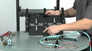 How to Terminate Tight Buffered Fiber Cable in Cornings CCH Patch Panels [upl. by Aninep103]