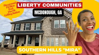 Living in McDonough Georgia  Southern Hills  Liberty Communities  Mira Plan  Buyer Incentives [upl. by Dickey915]