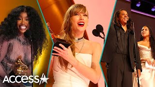 2024 Grammys Top Moments Taylor Swift SZA JayZ amp More [upl. by Alexio867]