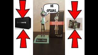 Digispark Arduino DFplayer Mini MP3 chip Rick amp Morty Peace Among Worlds Loot Crate Figurine Mod [upl. by Gerg306]