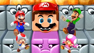 Mario Party 10  Brothers Minigames  Mario vs Toad vs Toadette vs Luigi [upl. by Fusuy371]