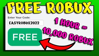 NEW How To Get FREE ROBUX in 2022  SECRET Method No Inspect No Human Verification [upl. by Elleirad]