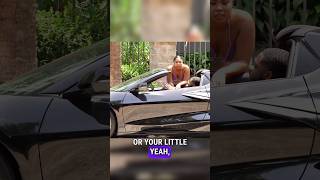 GOLD DIGGER got taste of her own medicine ‼️💨 Guy drives off 🤣🤦‍♂️ golddigger fyp [upl. by Ahseinod]