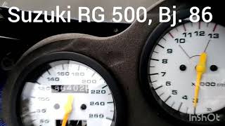 Suzuki RG 500 original Beschleunigung und Topspeed [upl. by Hachman704]